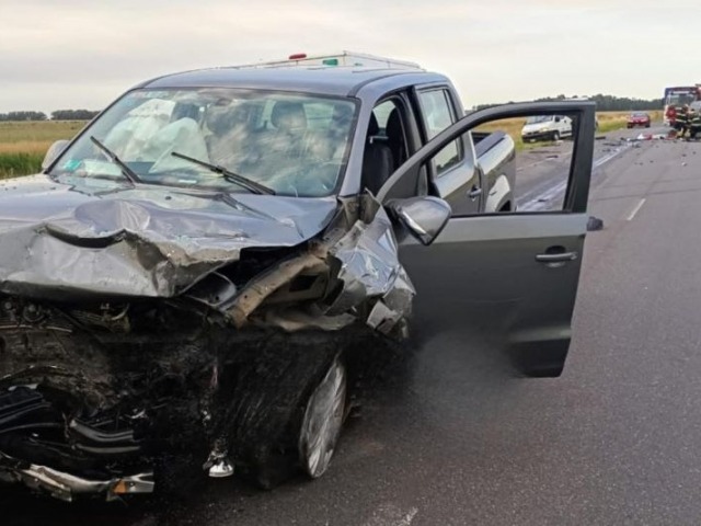 Una victima fatal en un choque frontal en la ruta 3